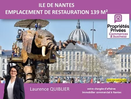 en vente restaurant 139 m² – 137 750 € |nantes
