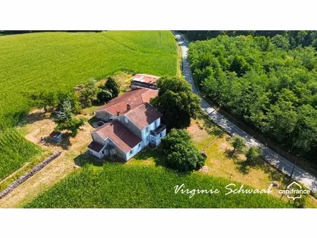 pouillon (40) maison de caractère 14 pièces – 9 chambres – dépendances – 1 hectare de terr