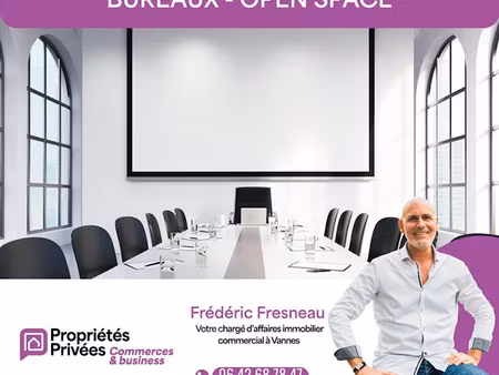 location locaux professionnels 3 pièces 90 m² à auray (56400)  1 420 €