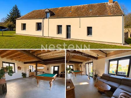longère rénovée en pierre avec fort potentiel - 102 m² - terrain de plus de 3 000 m² - dpe