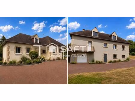 spacieuse maison familiale de 206 m² avec sous-sol aménagé sur un terrain de 3 700 m² – mo