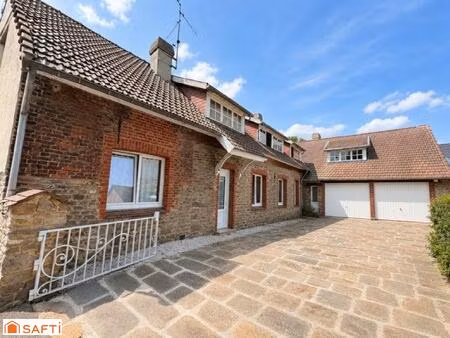 maison individuelle de caractère en pierre – saint-amand-les-eaux –double garage