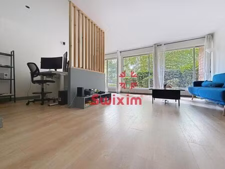 charmant studio/2 pièces avec balcon sur verdure au calme -
