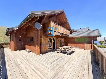 (73) la toussuire - rare opportunité sur le secteur - chalet cocooning avec vue...