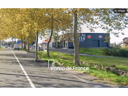 villefranche de rouergue  local de stockage  entrepôt de 500 m²   400 m² en rez de chaussé
