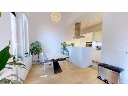 quartier europeen : superbe duplex 2 ch + jardin prive