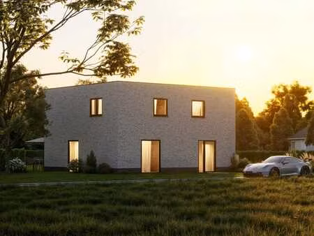 maison neuve presque neutre le plan énergétique à wetteren
