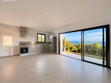 à louer – maison f4 neuve avec vue mer – petite-île (ravine du pont)