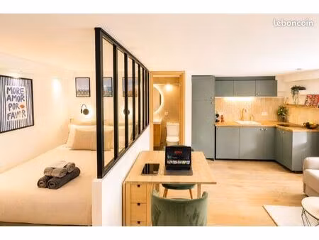 studio et local attenant / hypercentre / location courte durée depuis 5 ans