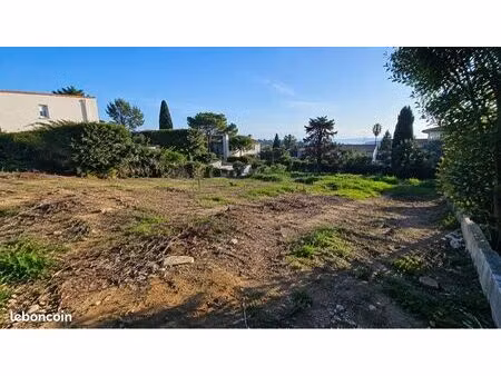 terrain à bâtir viabilisé cagnes-sur-mer  secteur jean mermoz