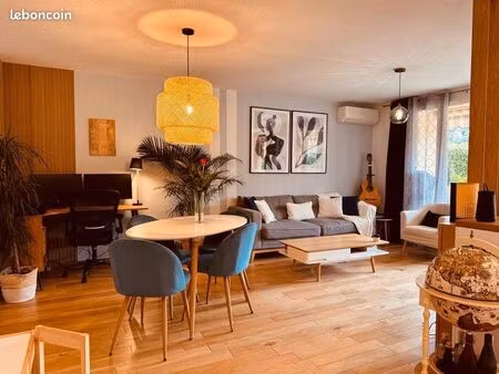 menton – appartement 3/4 pièces traversant avec jardin  terrasses  garage et cave