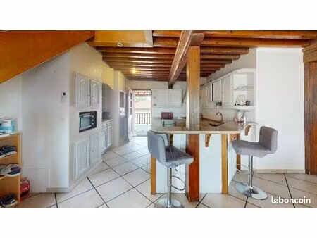 duplex 190 m²- 5 chbrs + bur- grande terrasse