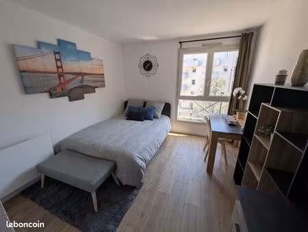 studio meublé refait à neuf lyon 7°