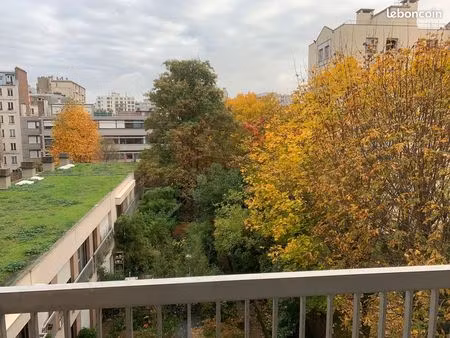 studio meublé 22m²  paris 15 -parc georges brassens  vue dégagée