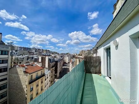 studio 30m2 - montmartre - double terrasses