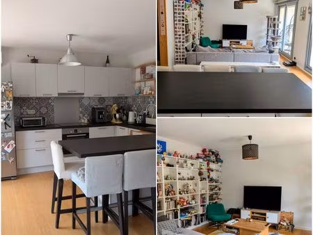 t3 70m2 lumineux  vue voie verte  quartier champvert lyon 5