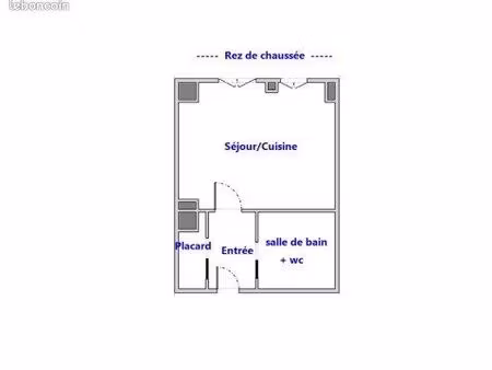 studio 1 pièce 17 m²