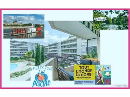 vente t3 traversant 73m2_résidence emeraude avec piscine_lyon 3e