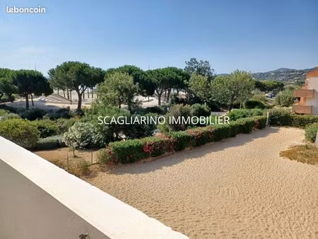 exclusivité  appartement t2 avec vue mer  en front de plage
