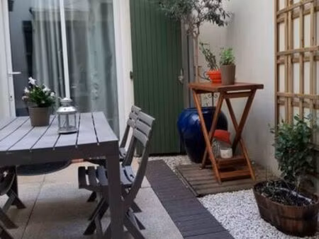 appart. rez de jardin. calme absolu