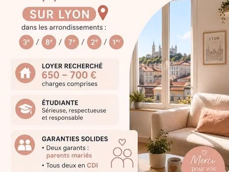 ? recherche appartement sur lyon ?