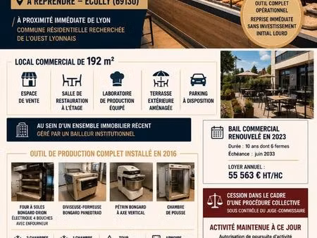fonds de commerce ecully