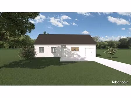 projet de construction d'une maison 95 m² avec terrain à bellenaves (03)