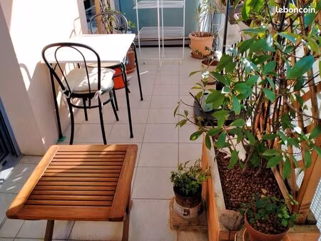 coup de cœur – t2 lumineux sud-est  terrasse  garage & clim réversible