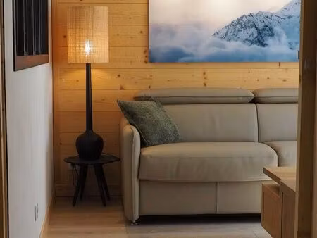 vars les claux – magnifique t2 de 36 m² vendu meublé – 2 couchages – rez-de-jardin