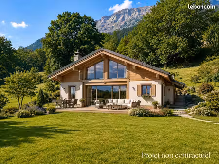 terrain constructible viabilisé 1448 m² à chaillol village