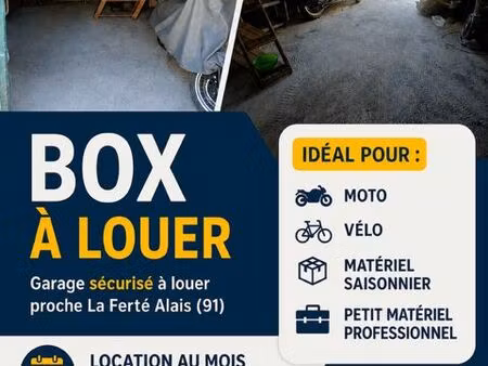 location de boxes