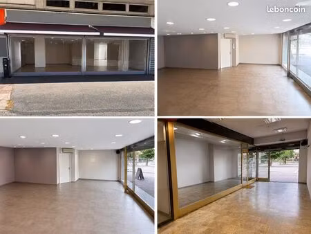 local commercial 67 m² – 18 m de vitrines – 55 000 ou 550 /mois – épinal