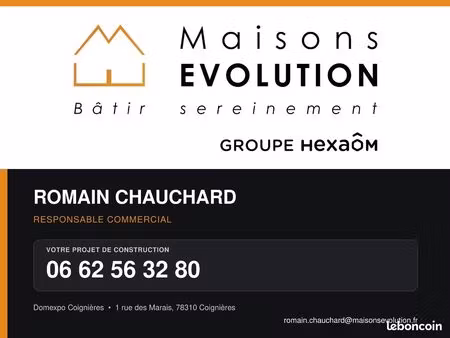 terrain 450 m² igny