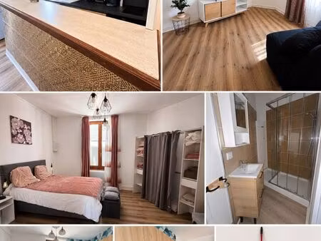 t2 meublé 54 m² entièrement rénové – rdc – tout équipé