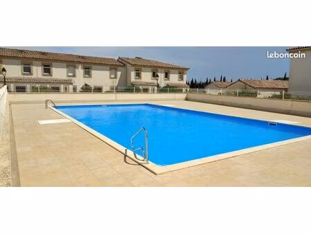 maison t3 dans résidence avec piscine