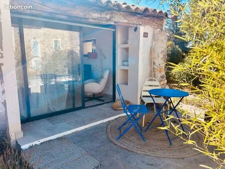 studio indépendant avec terrasse cc