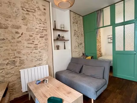 t2 meublé de 22 m² – hypercentre de blois