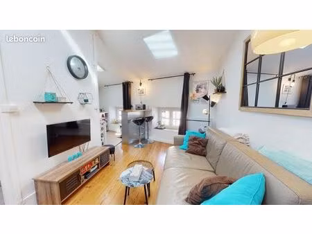 appartement meublé 30 m² avec mezzanine – caluire centre – coup de cœur