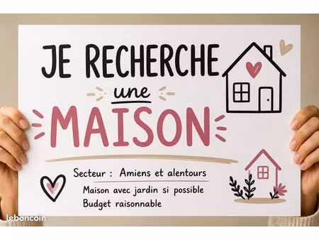 recherche urgente maison ou apparte