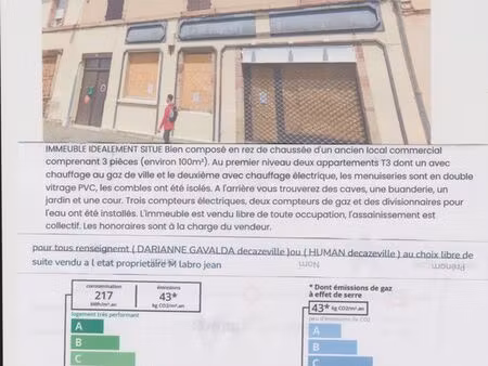 maison de ville 200mc environ