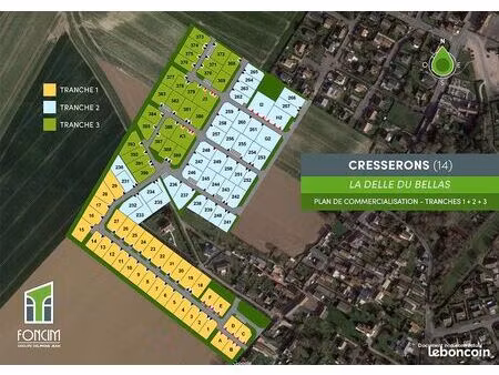 terrain 594 m² cresserons