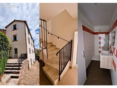location t3 rénové à neuf  2 chambres  centre du village