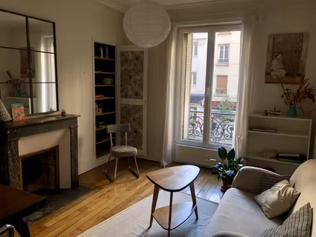 paris 18 ème  deux pièces meublé