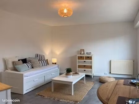 studio meublé 31 m² avec grande terrasse et parking – les minimes – la rochelle