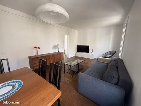 à louer – appartement meublé 2 pièces de 47 m² – boulogne-billancourt (métro jean jaurès)
