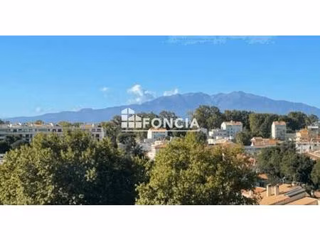 maginifique appartement t2 vu imprenable canigou+ balcon+ cave privative quartier des fleu