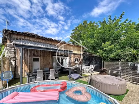 montcaret : charmante maison moderne avec jardin