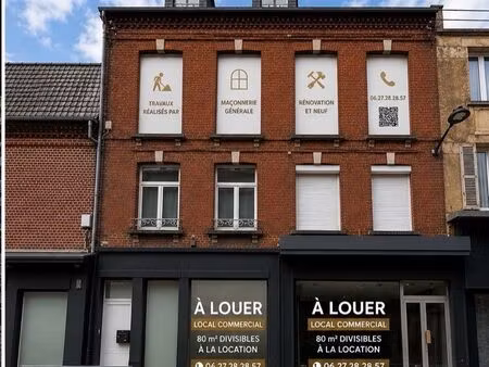 local commercial à louer – 80 m² divisibles – hyper centre de livarot