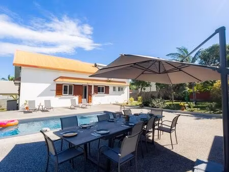 villa créole meublée 220 m² – location longue durée – la rivière st-louis