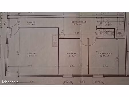 appartement le buisson de cadouin 64 m2 3 pièces